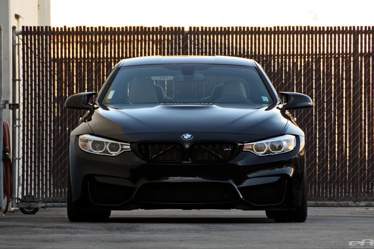 Black Sapphire BMW M4 Gets A Tune and A Drop