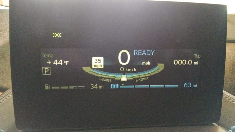  With temperatures in the 40's, I was averaging 60 to 65 miles of range per charge.