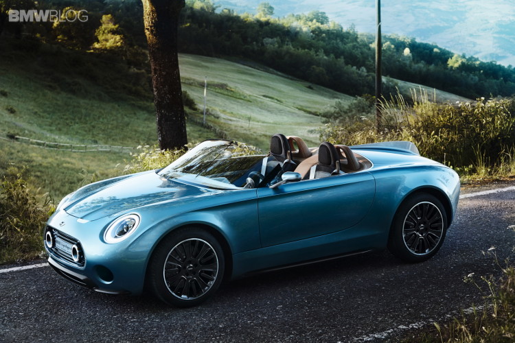 Side view of the MINI Superleggera Vision