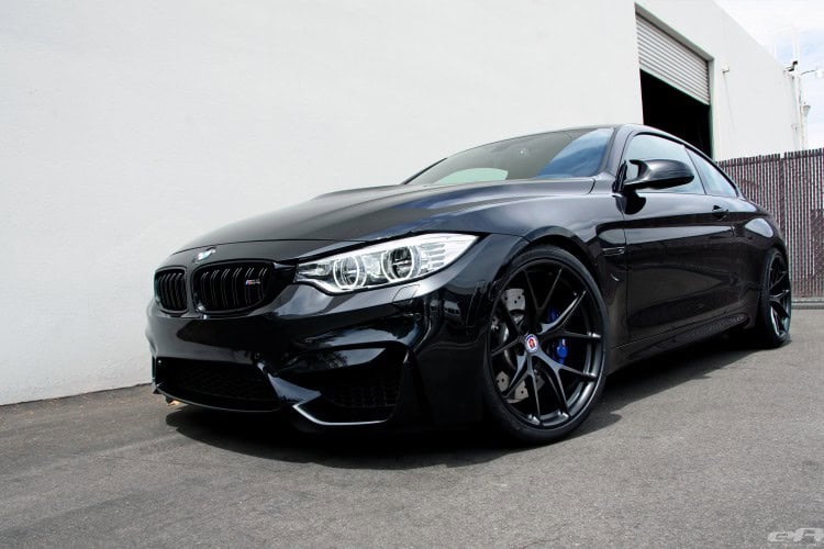 Black Sapphire BMW M4 with Matte Black HRE Wheels