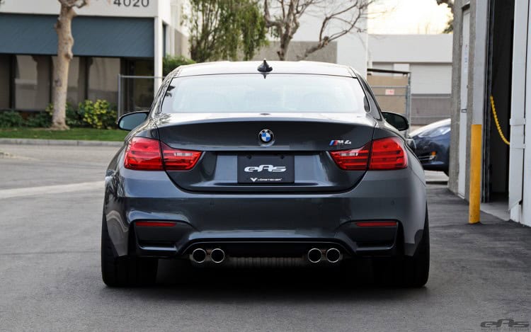 Mineral Gray BMW M4 Gets Gunmetal VMR V810 Wheels