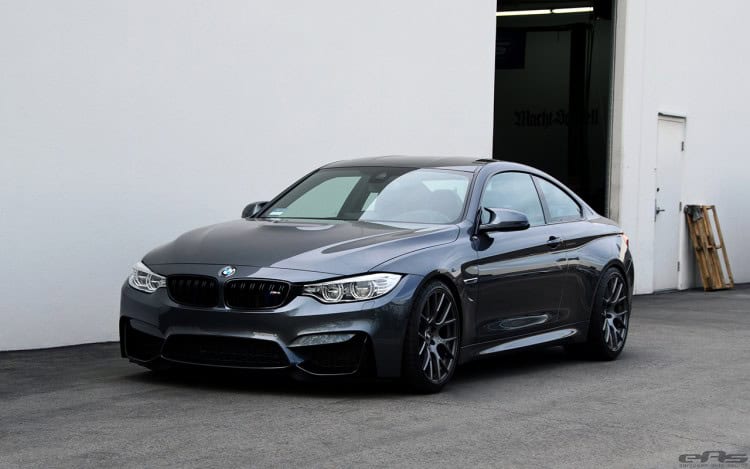 Mineral Gray BMW M4 Gets Gunmetal VMR V810 Wheels