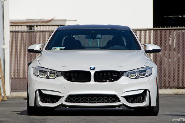 Mineral White BMW M4 With HRE Wheels