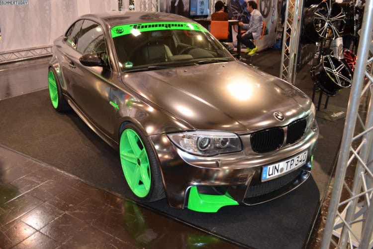2013 Essen Motor Show: BMW 1M in Chrome and Green