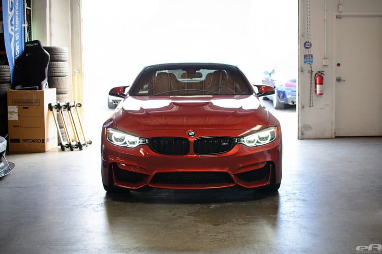 Sakhir Orange BMW F82 M4 In For Some Modifications At EAS