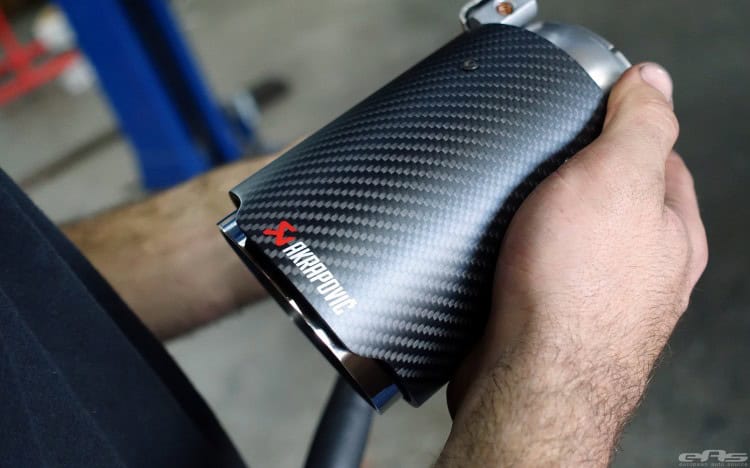 Yas Marina Blue BMW M4 Receives An Akrapovic Exhaust System Yas Marina Blue BMW M4 Receives An Akrapovic Exhaust System