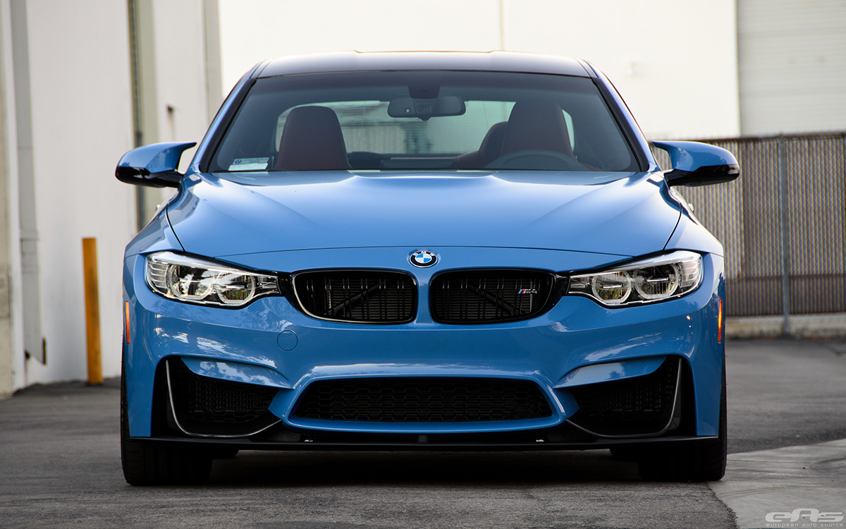 Yas Marina Blue BMW M4 With M-Performance Parts