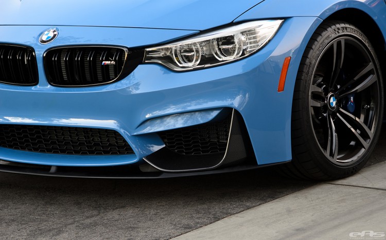 Yas Marina Blue BMW M4 With M-Performance Parts