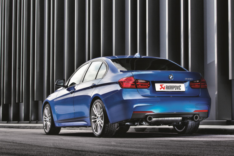 F30 BMW 335i with Akrapovic Evolution Exhaust System