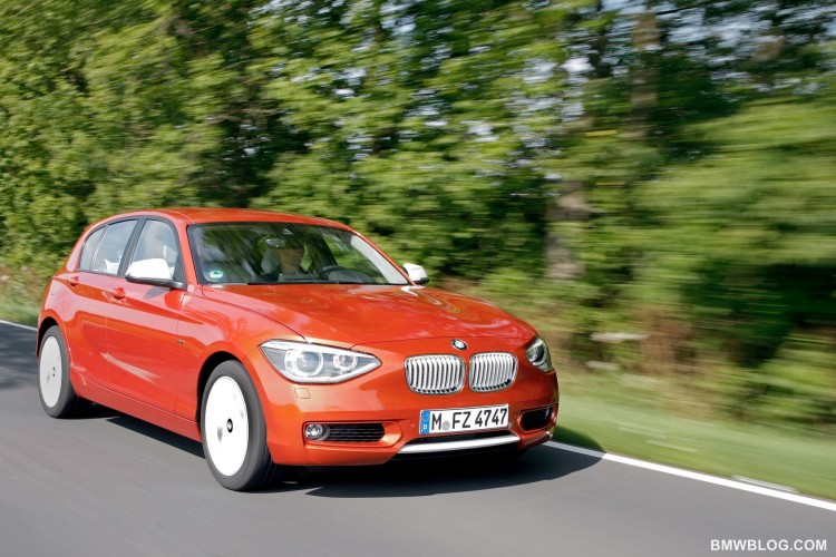 Video: New BMW 1 Series Hatchback in Valencia Orange color