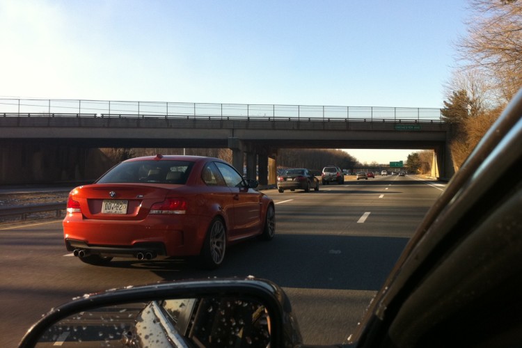 Exclusive: First BMW 1M spotted on US roads – Valencia Orange paint