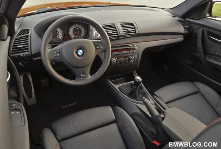 BMW 1M interior design