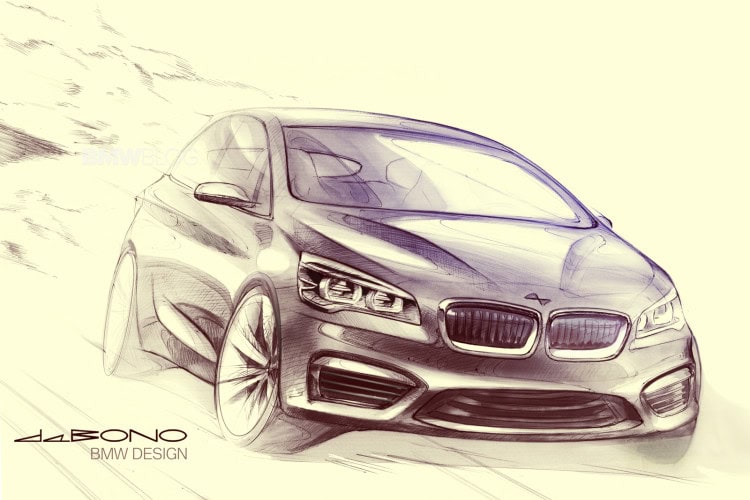 Video: New BMW 2 Series Active Tourer spotted testing on Nurburgring