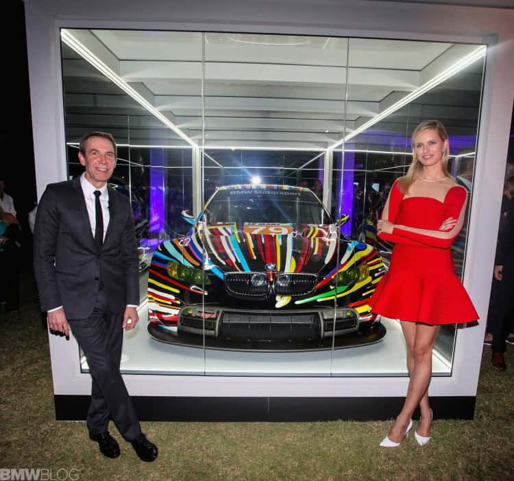 Jeff Koons BMW Art Car US Premiere And Andy Warhol BMW Art Car Exhibition At Art Basel In Miami Beach