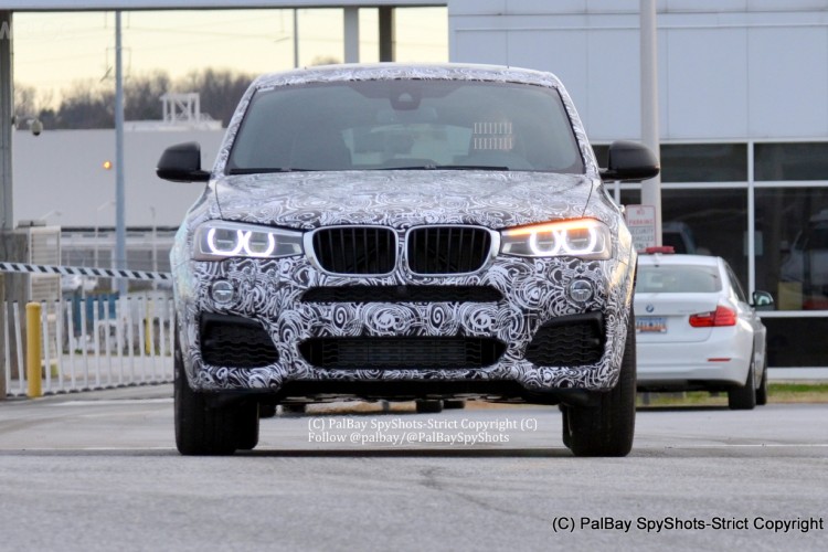 First photos of the BMW X4 M40i testing in the U.S.