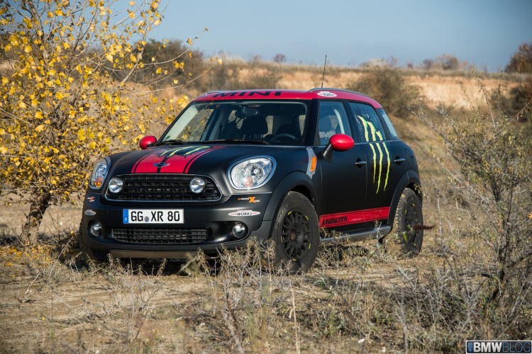 MINI Countryman service vehicle for Dakar