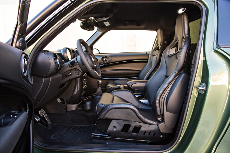 The interior of the MINI Paceman Adventure