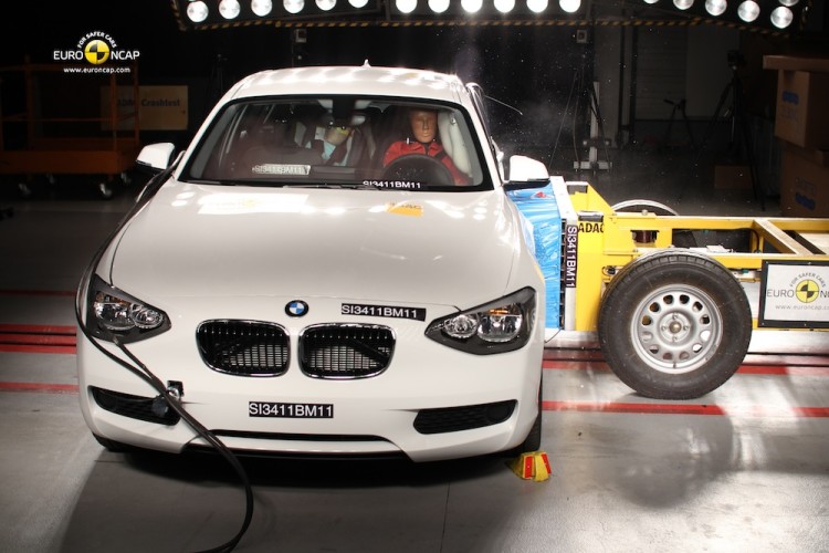 New BMW 1 Series receives 5 Stars in Euro NCAP Crash Test