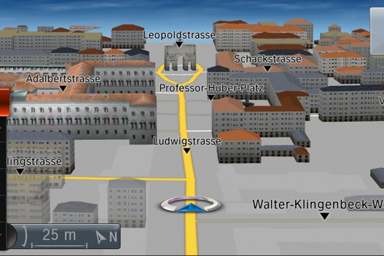 In Action: New iDrive with 3D Navigation System