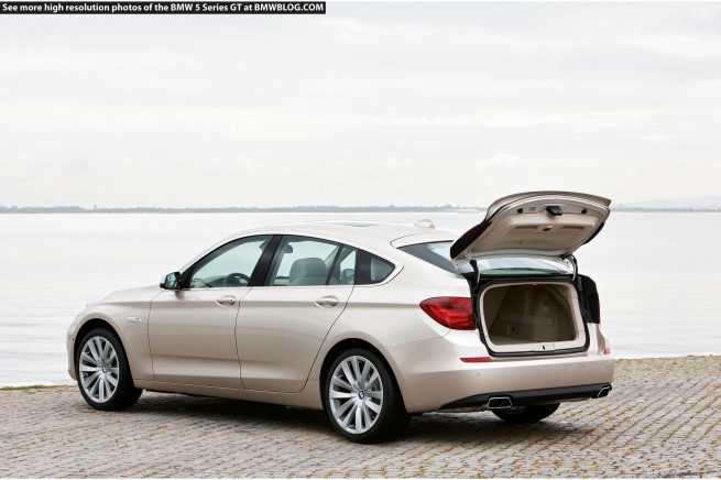 BMW 5 Series Gran Turismo trunk